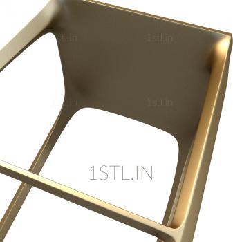 Chair (STUL_0017) 3D model for CNC machine